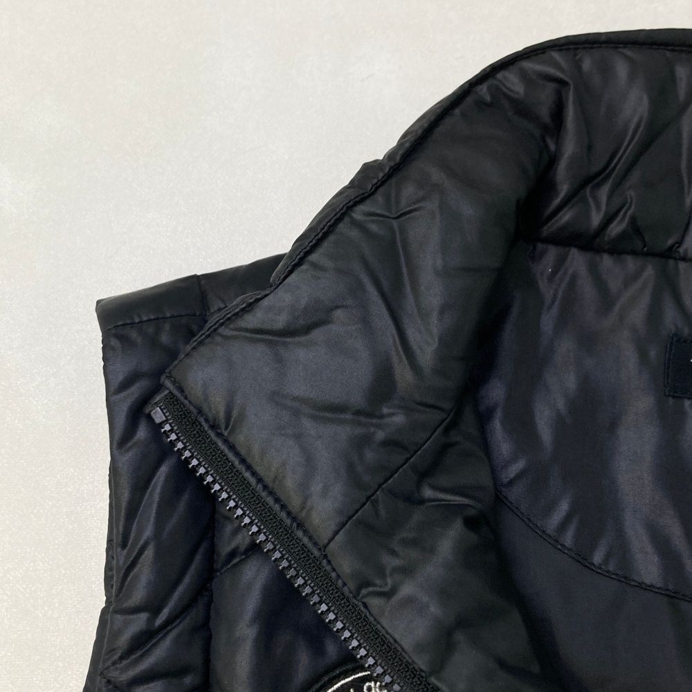 サイズ：L MUNSING WEAR マンシングウェア 中綿 ダウンベスト ブラック