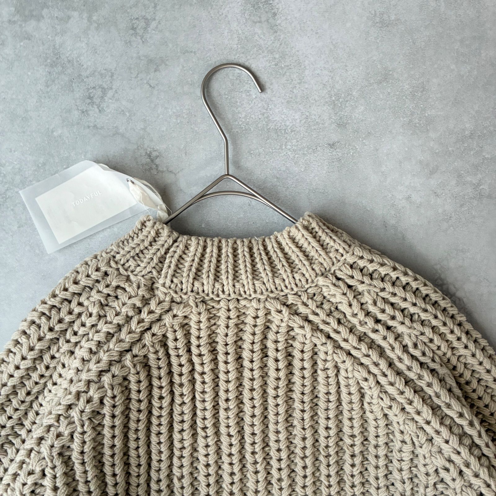 タグ付未使用 美品✨ / 2024 / TODAYFUL トゥデイフル / Lowgauge Knit