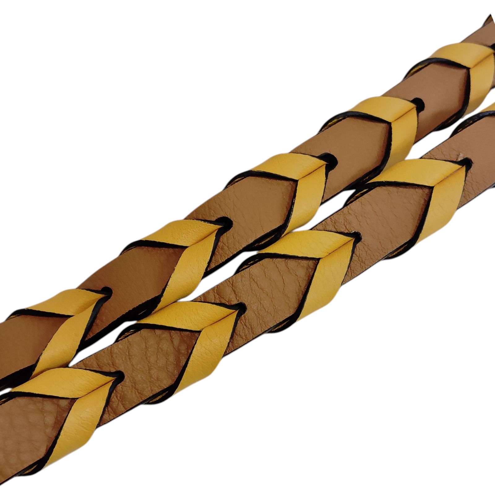 【美品】ロエベ　LOEWE　シン ブレイデッド ストラップ　ショルダー　イエロー ロエベ LOEWE シン ブレイデッド ストラップ ショルダー イエロー 楽天