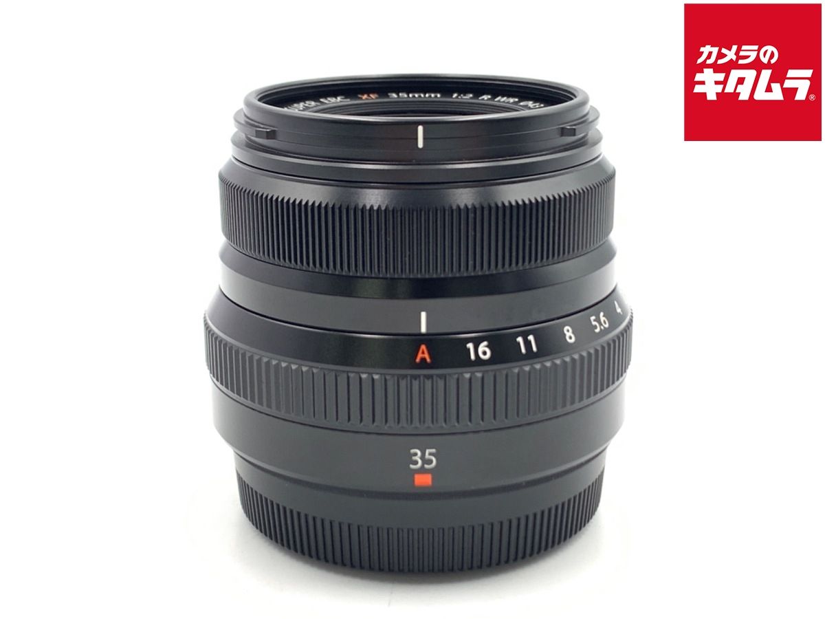並品 フジフイルム XF 35 mm F 2 R WR ブラック