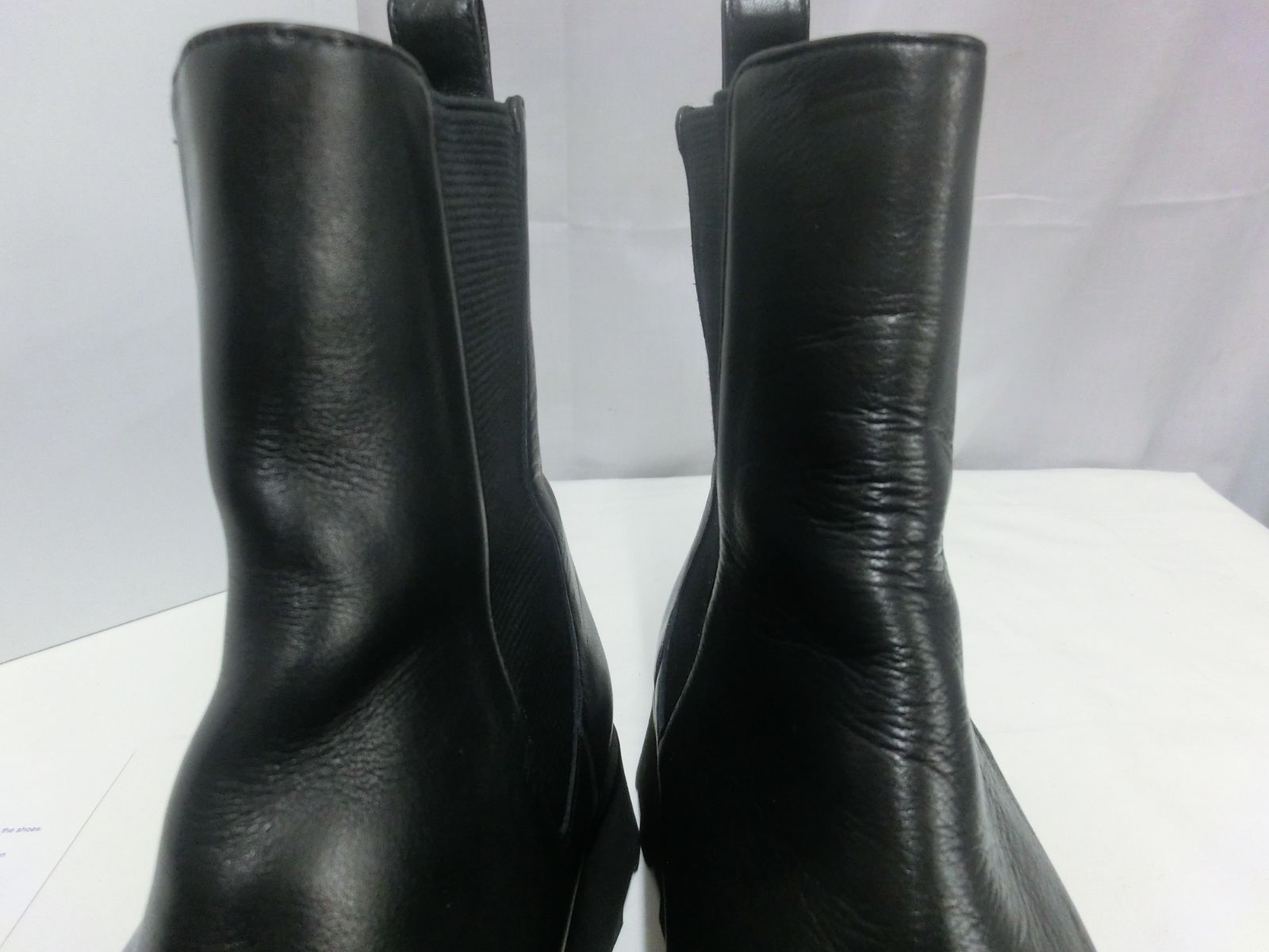 美品 DIANA ダイアナ サイドゴアブーツ フレアソール 黒 23cm WD 63306
