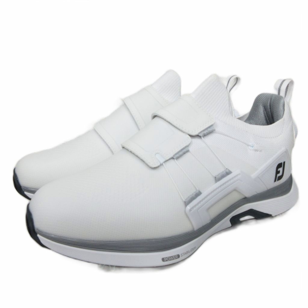 フットジョイ FootJoy FJ HYPER FLEX CORE BOA 51099 J 2025 ゴルフシューズ スパイク クイックレース 白 ホワイト US 9 27 0 cm