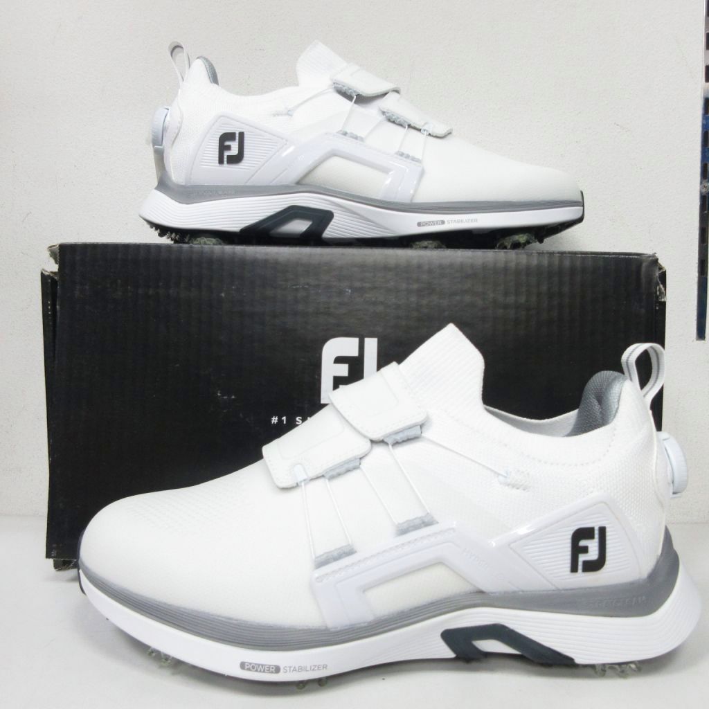 期間限定割引セール！！FJ ゴルフスパイクシューズ ホワイト51099J フットジョイ FootJoy FJ タグ付き HYPER FLEX CORE BOA 51099J 2023
