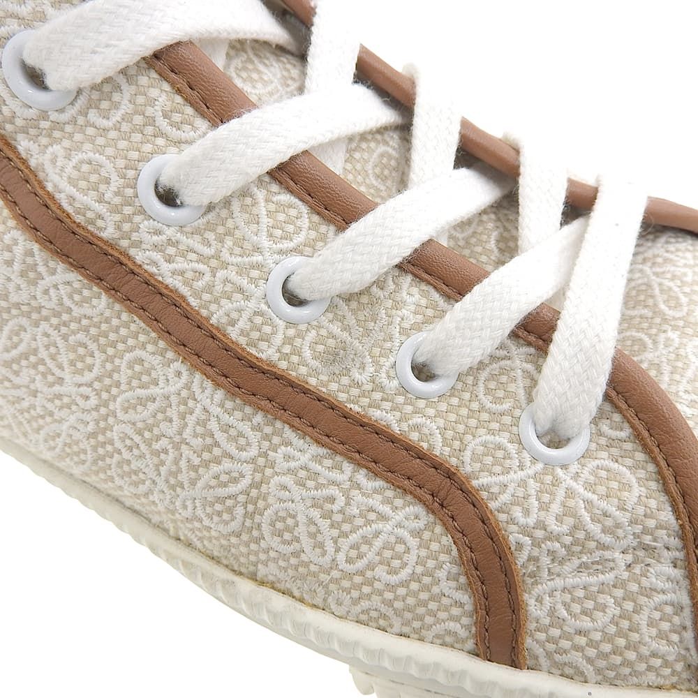 LOEWE ロエベ キャンバス アナグラム総柄 ハイカットスニーカー