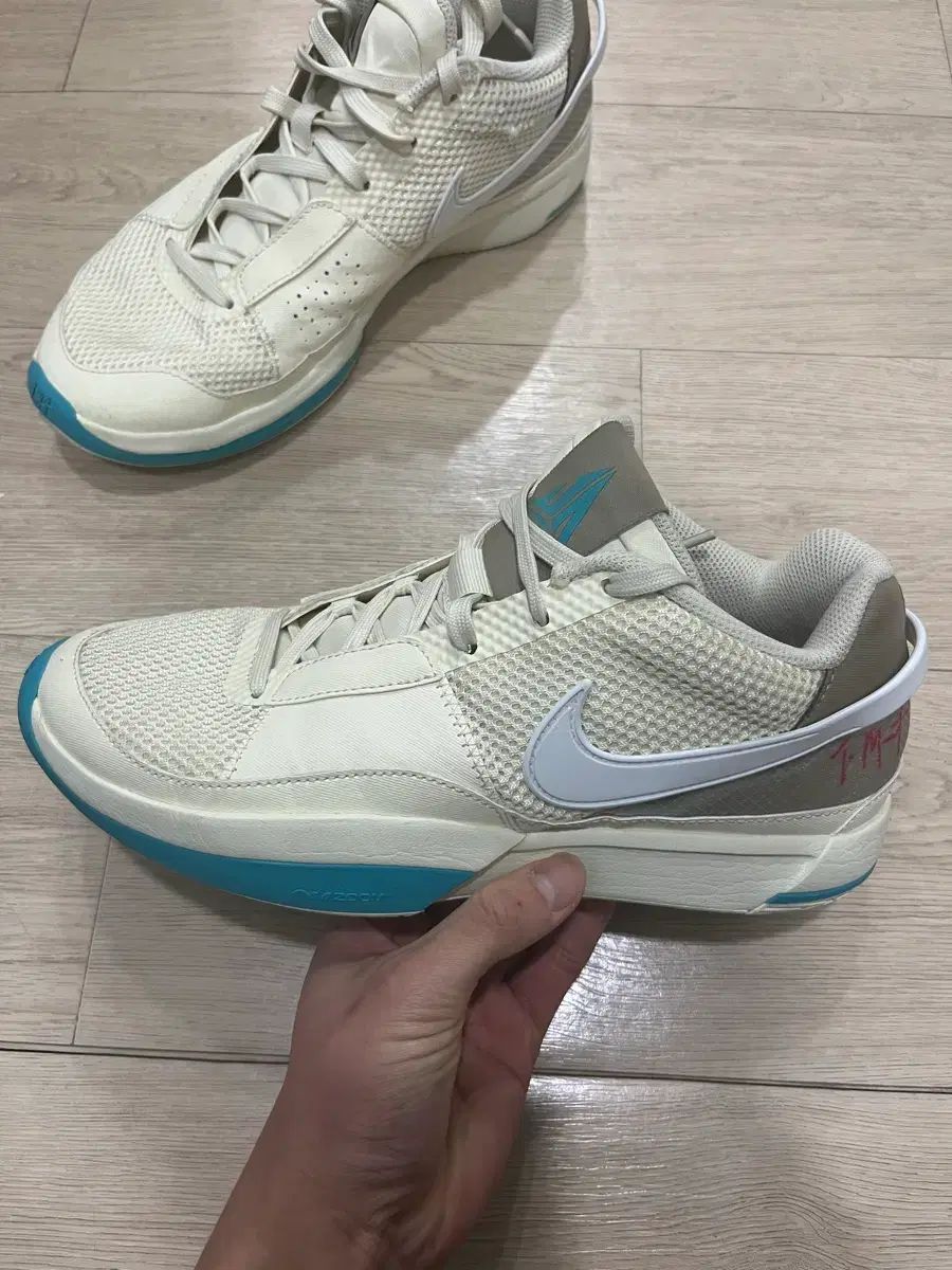 ザモラント1 バスケシューズ ココナッツミルク 265