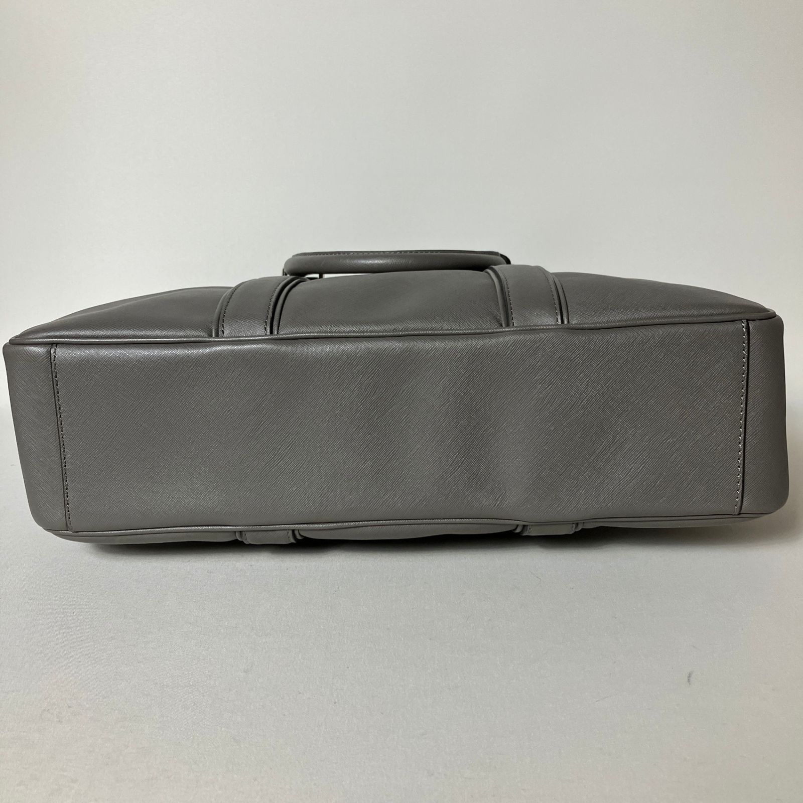 2511-340｜美品｜コーチ 2WAYビジネスバッグ レザー グレー - メルカリ