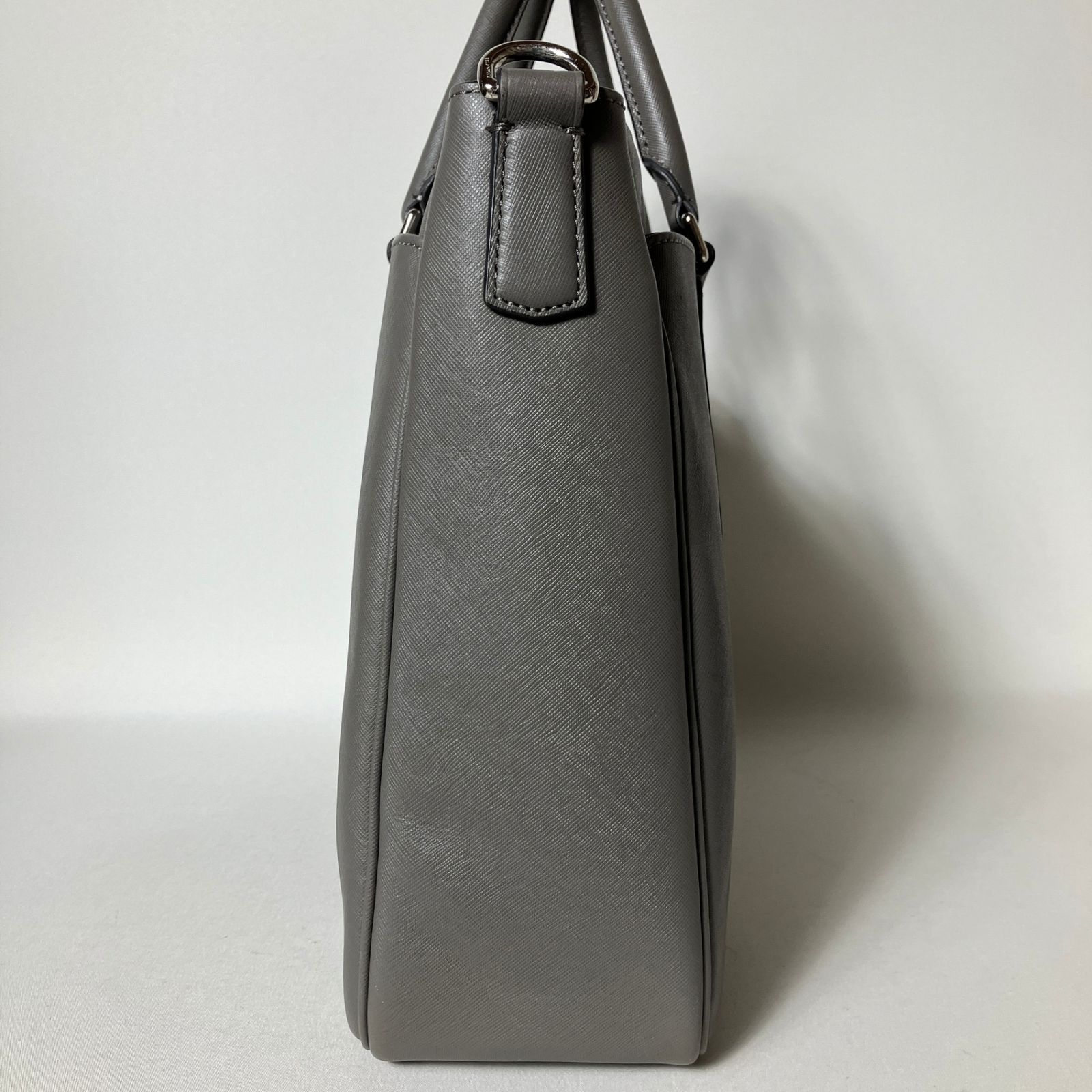 2511-340｜美品｜コーチ 2WAYビジネスバッグ レザー グレー - メルカリ