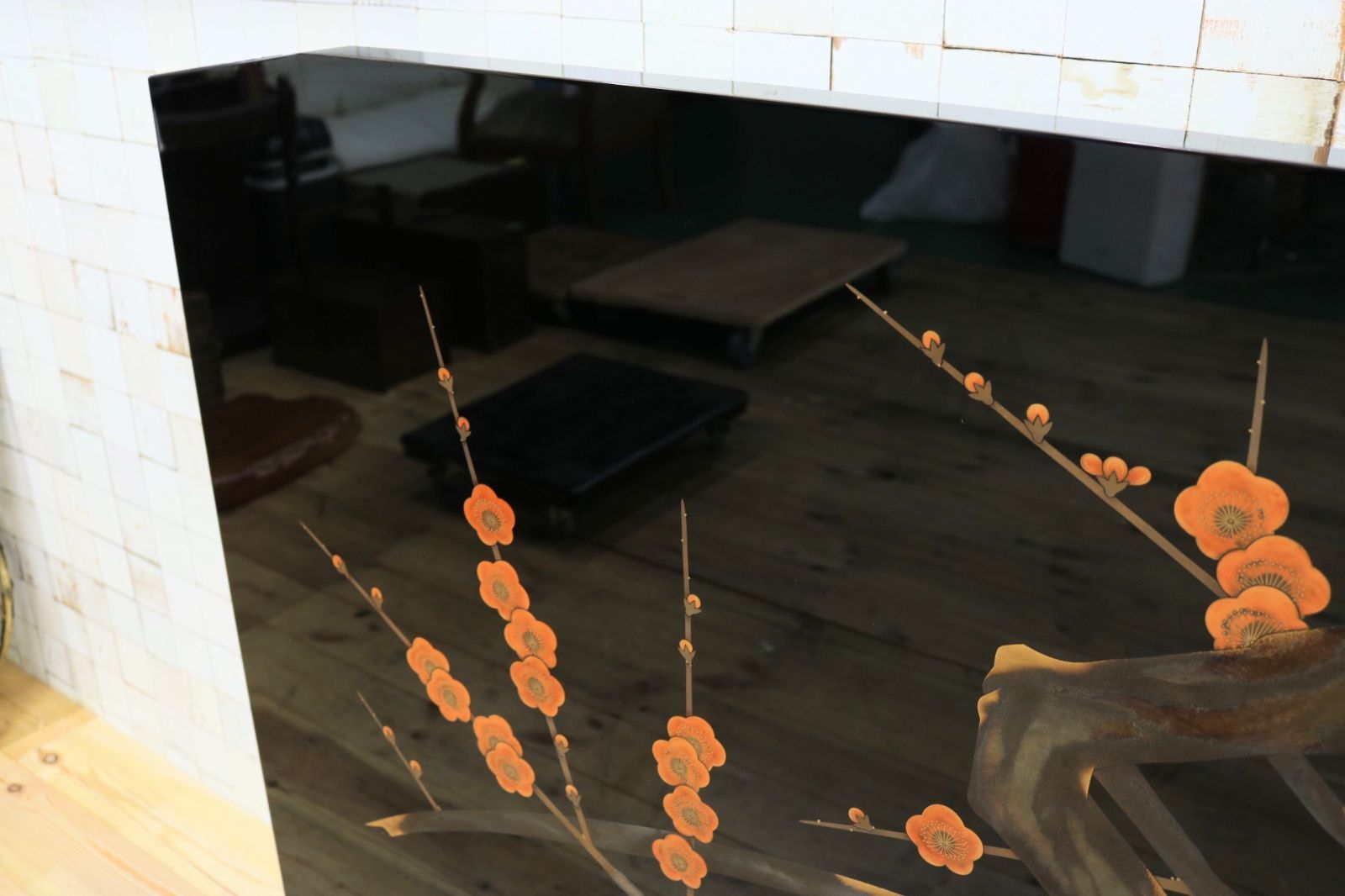 GMHH26○衝立 パーテーション オブジェ 飾り板 仕切り板 間仕切り 和