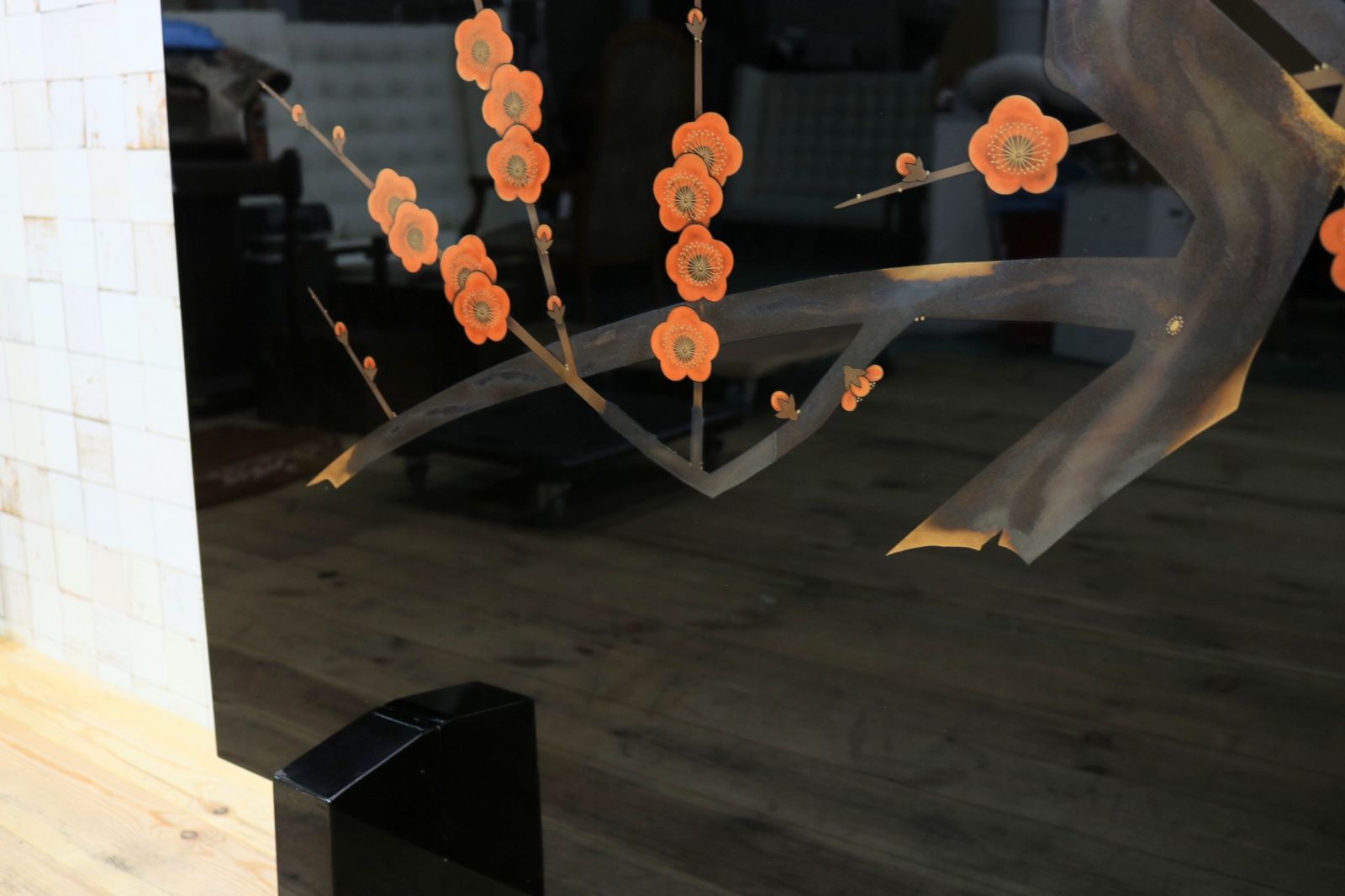 GMHH26○衝立 パーテーション オブジェ 飾り板 仕切り板 間仕切り 和