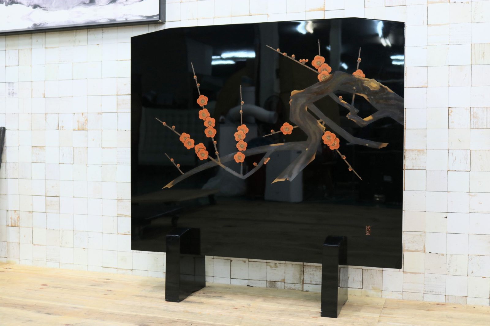 GMHH26○衝立 パーテーション オブジェ 飾り板 仕切り板 間仕切り 和