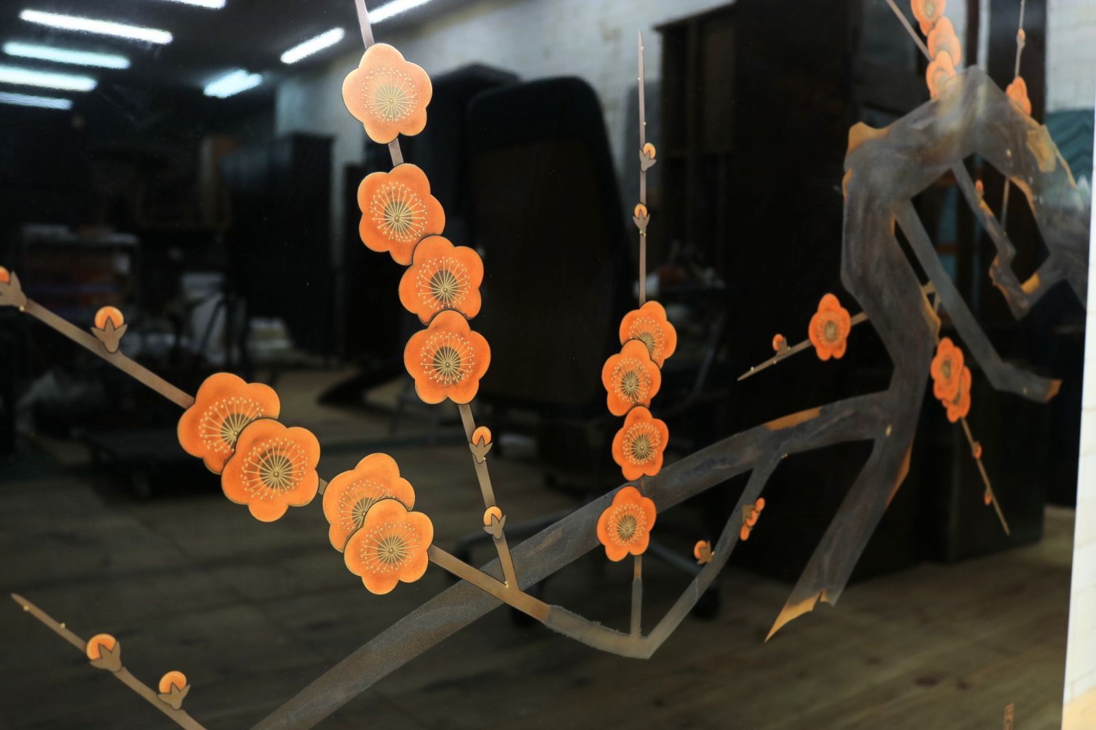 GMHH26○衝立 パーテーション オブジェ 飾り板 仕切り板 間仕切り 和