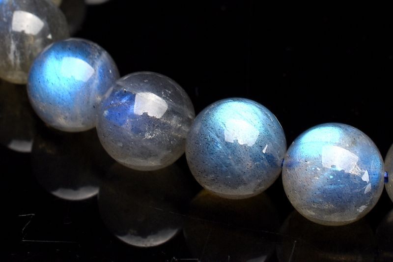 1点物】幻想ブルーシラー ラブラドライト 10.5mm ブレスレット