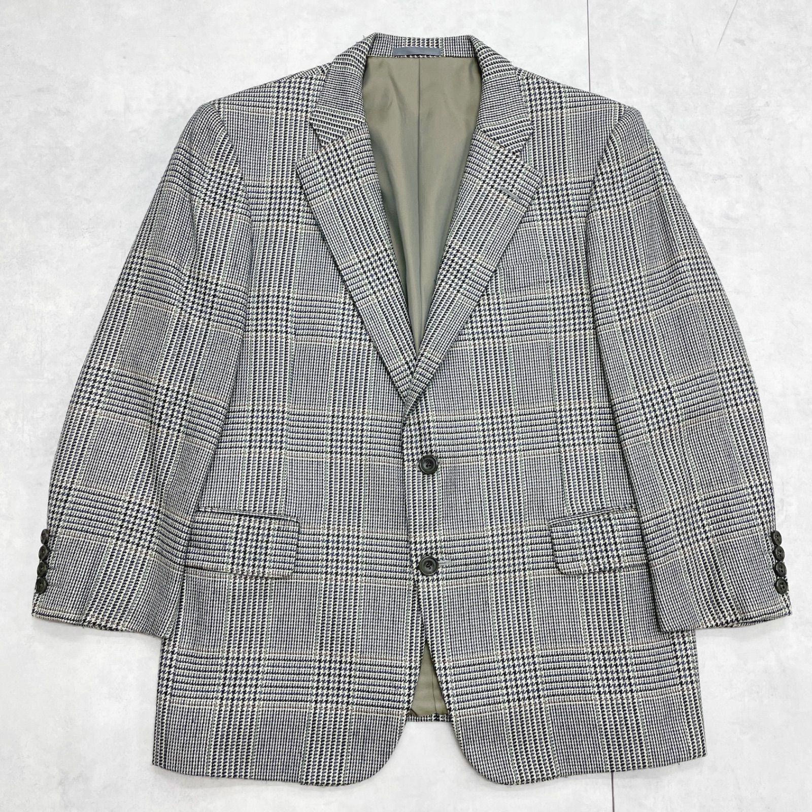Burberry バーバリー ジャケット テーラード グレンチェック柄 ウール