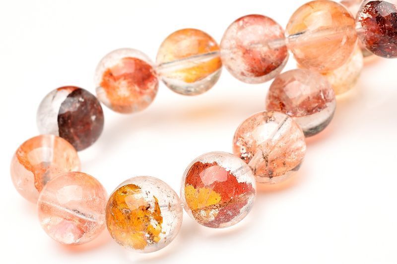 1点物】希少錦鯉◇透明 オーロラクォーツ(ライモナイトインクォーツ