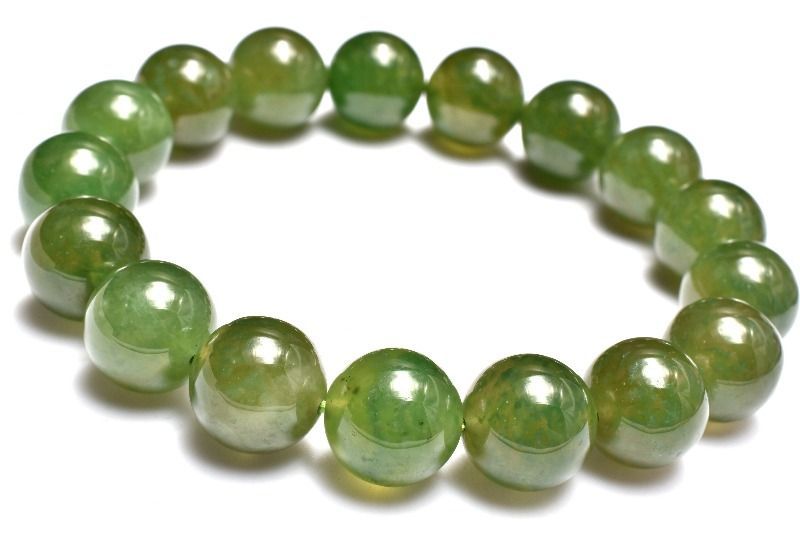 １点物 高発色 アイドクレース ベスビアナイト 12 mm ブレスレット パワーストーン 天然石 _MC 2228