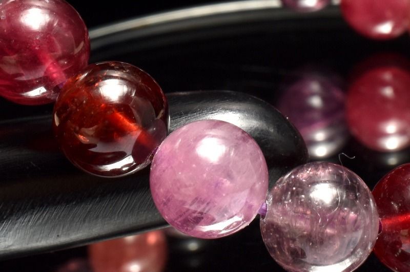 １点物 AAA 数量 MIXスピネル 9.5 mm ブレスレット パワーストーン 天然石 _MC 2425