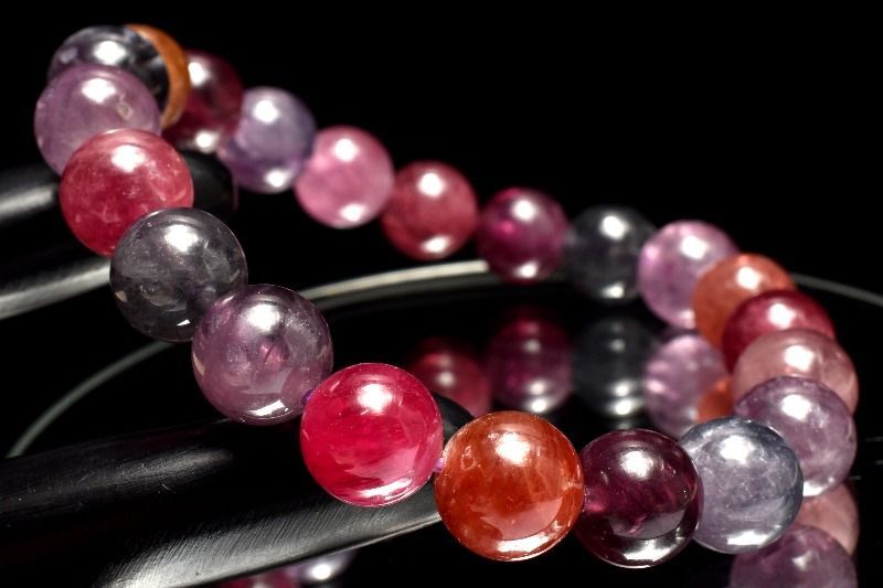 １点物 AAA 数量 MIXスピネル 9 5 mm ブレスレット パワーストーン 天然石 _MC 2427