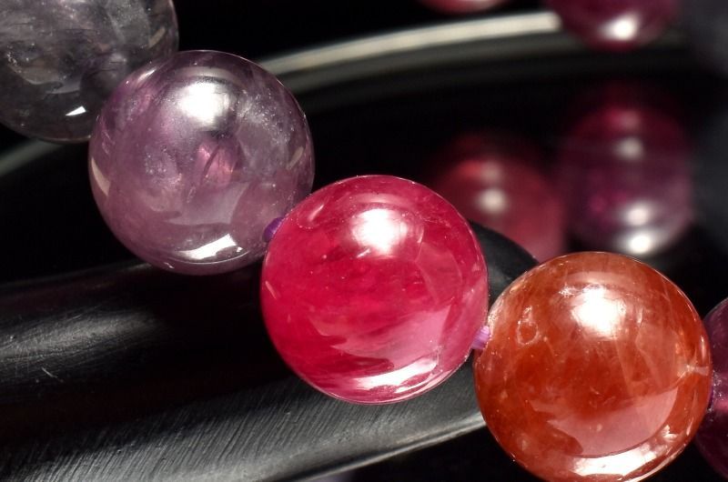 １点物 AAA 数量 MIXスピネル 9-9.5 mm ブレスレット パワーストーン 天然石 _MC 2427