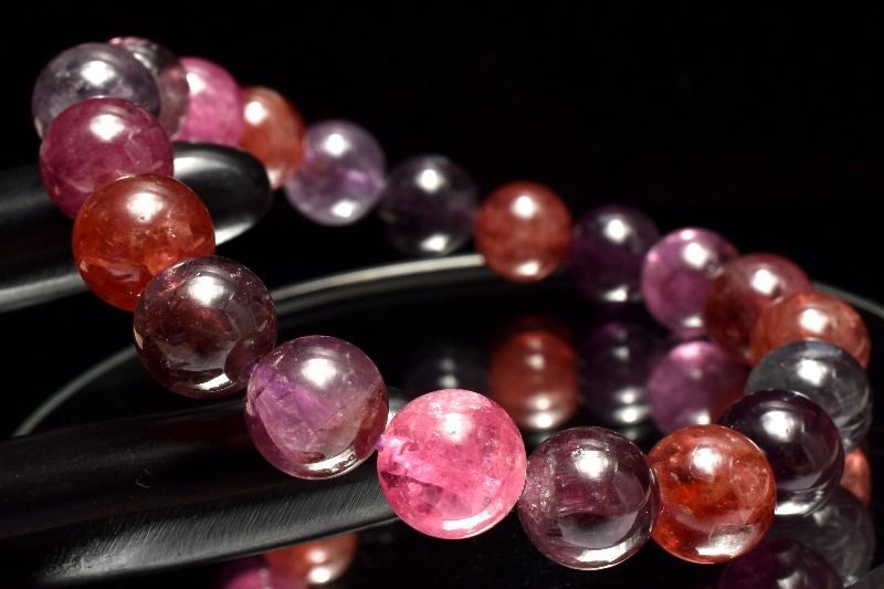 １点物 AAA 数量 MIXスピネル 10 mm ブレスレット パワーストーン 天然石 _MC 2430