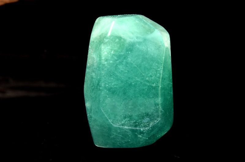 1点物】AAA☆希少原石風 エメラルドシリカ 20x15mm 原石ラフカット