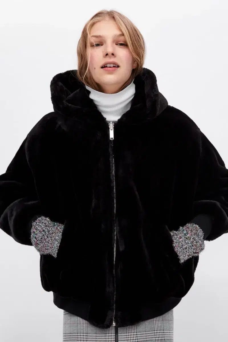 ZARA リバーシブル コレクション ファー ブルゾン 美品・希少】ZARA