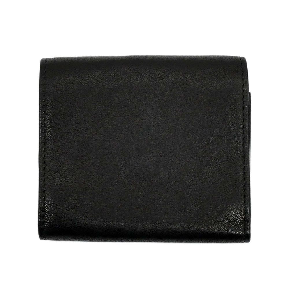 名東】ミュウミュウ スモール ナッパレザー 財布 ブラック 黒 5MH051