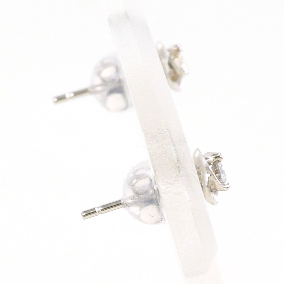 PT900/プラチナ ピアス ダイヤモンド 総重量約0.5g 注文 PT ピアス