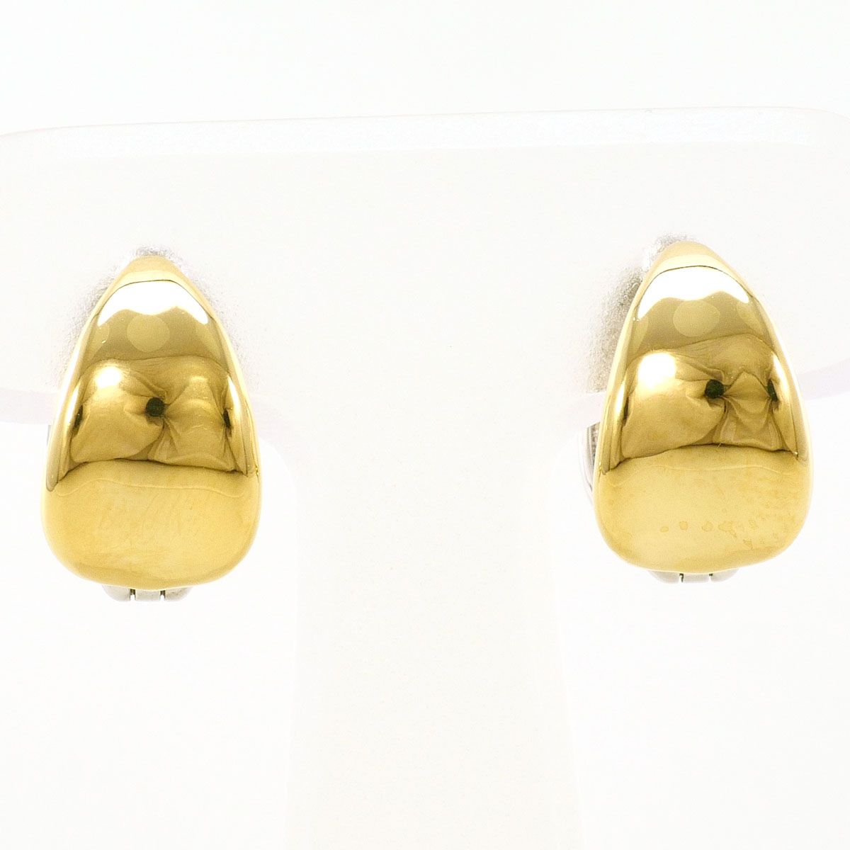 K 18 YGWG イヤリング clip on earrings 総重量約4 4 g