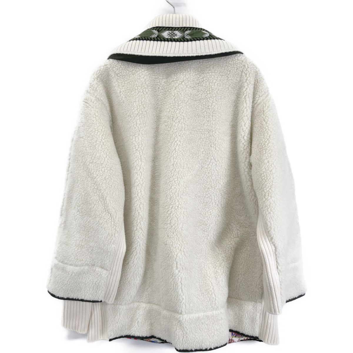 ETRO エトロ　コート　38 ETRO エトロ ﾎﾜｲﾄ ﾌｪｲｸｼｱﾘﾝｸﾞｺｰﾄ 38 - メルカリ