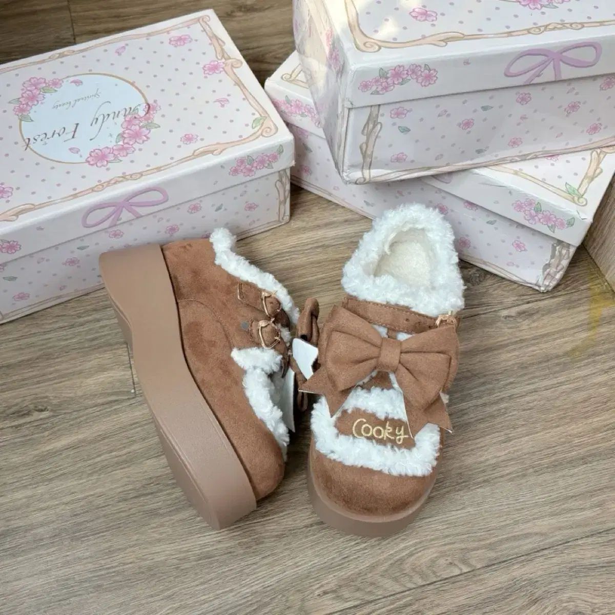  Y 2 Kサブカルチャー プラットフォーム 厚底 ハイトップシューズ PLUSH DING スイートシューズ 3 COLOR フラットシューズ バレエシューズ パンプス