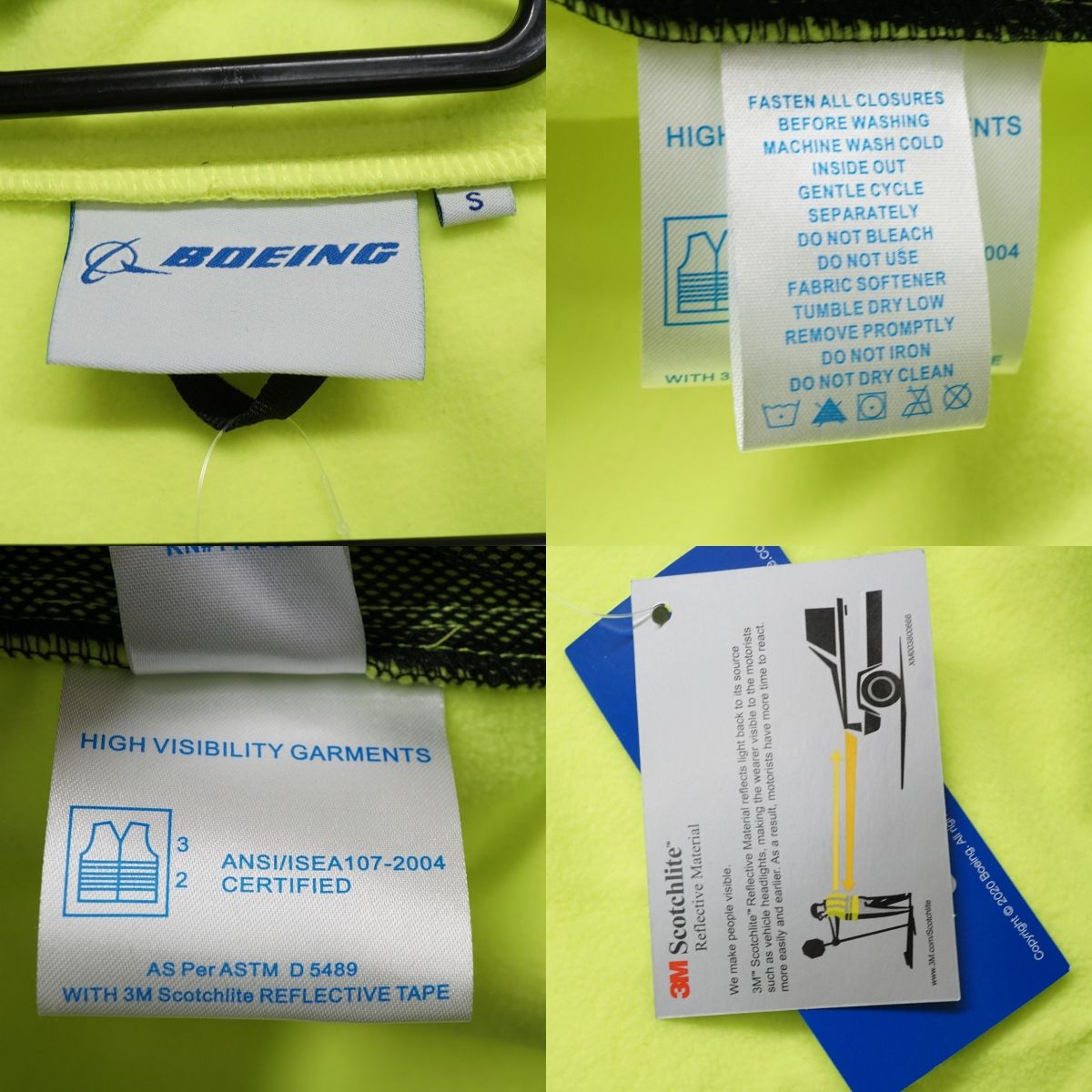 新品】BOEING ボーイング セーフティーウインドブレーカー ジャケット