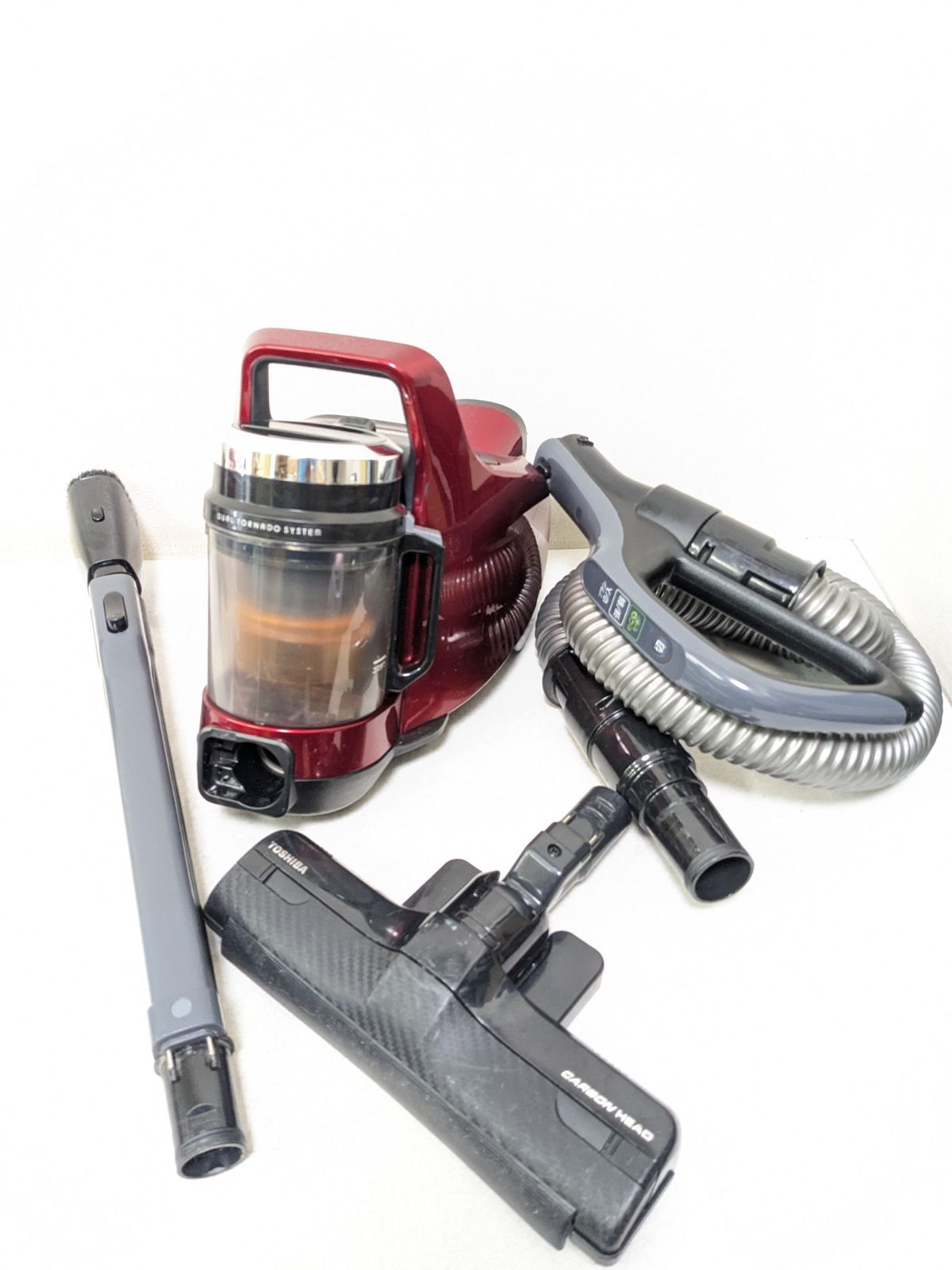 TOSHIBA VC-CF30-R サイクロン式掃除機 2020年製 - メルカリ