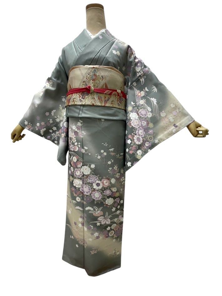  訪問着 仕立て上がり 251219 1 ポリエステル 訪問着 付け下げ 着物