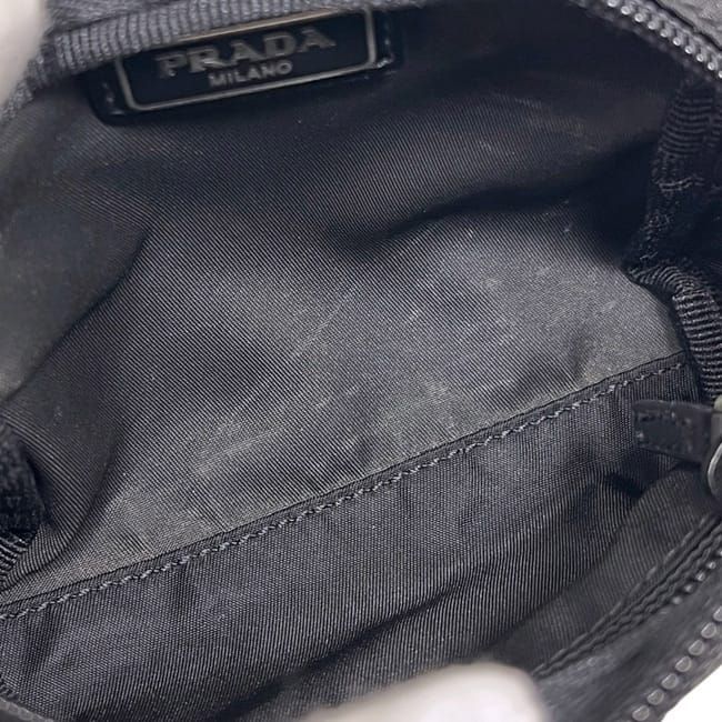  プラダ ミニ ポーチ ブラック NERO ヴェラ MV 339 ナイロン ポーチ バッグ