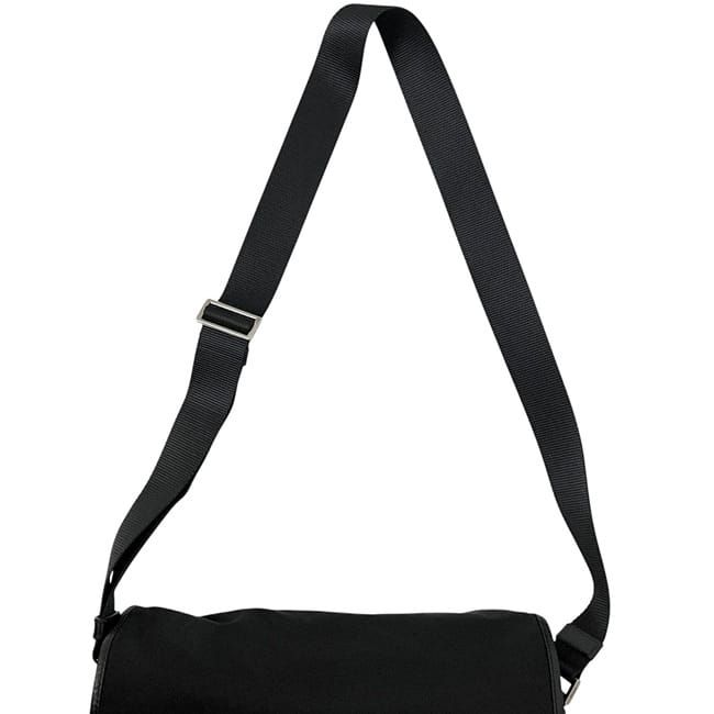 プラダ ショルダーバッグ ブラック NERO テスート V166 美品 - メルカリ