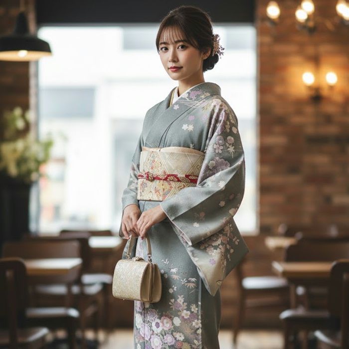 訪問着 仕立て上がり 251219 1 ポリエステル