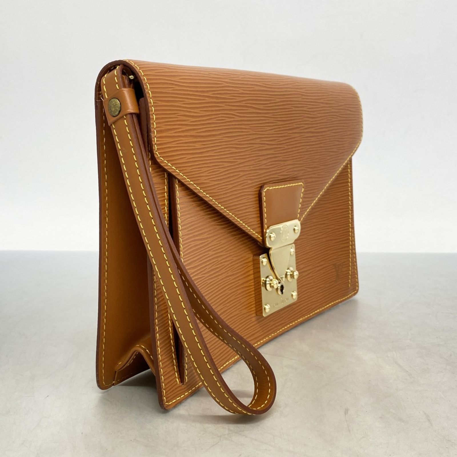 ルイ ヴィトン Louis Vuitton クラッチバッグ エピ ポシェットセリエドラゴンヌ M 52618 ジパングゴールドレディース