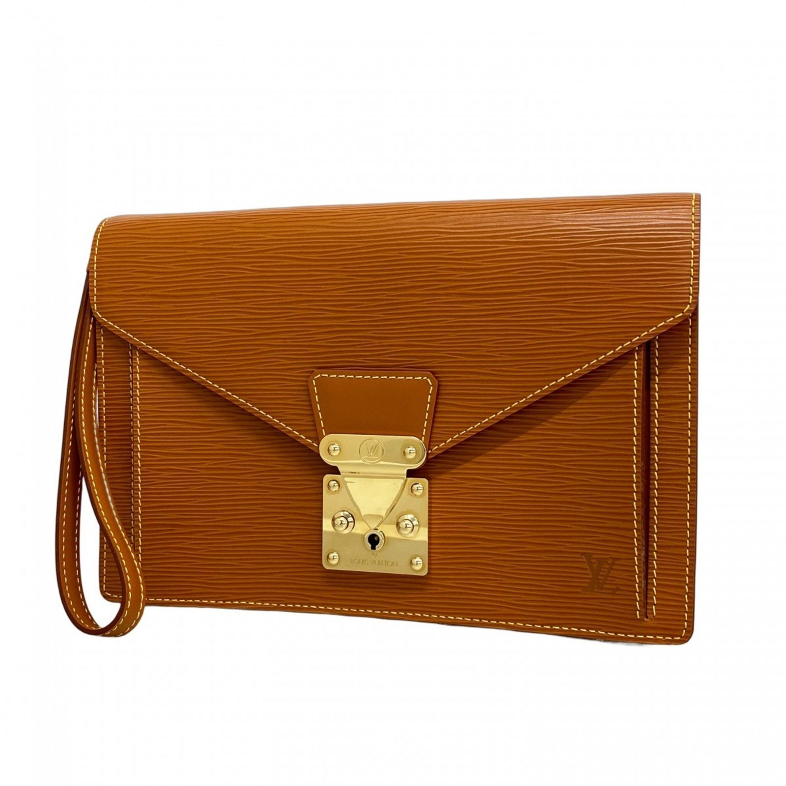 ルイ ヴィトン Louis Vuitton クラッチバッグ エピ ポシェットセリエドラゴンヌ M 52618 ジパングゴールドレディース