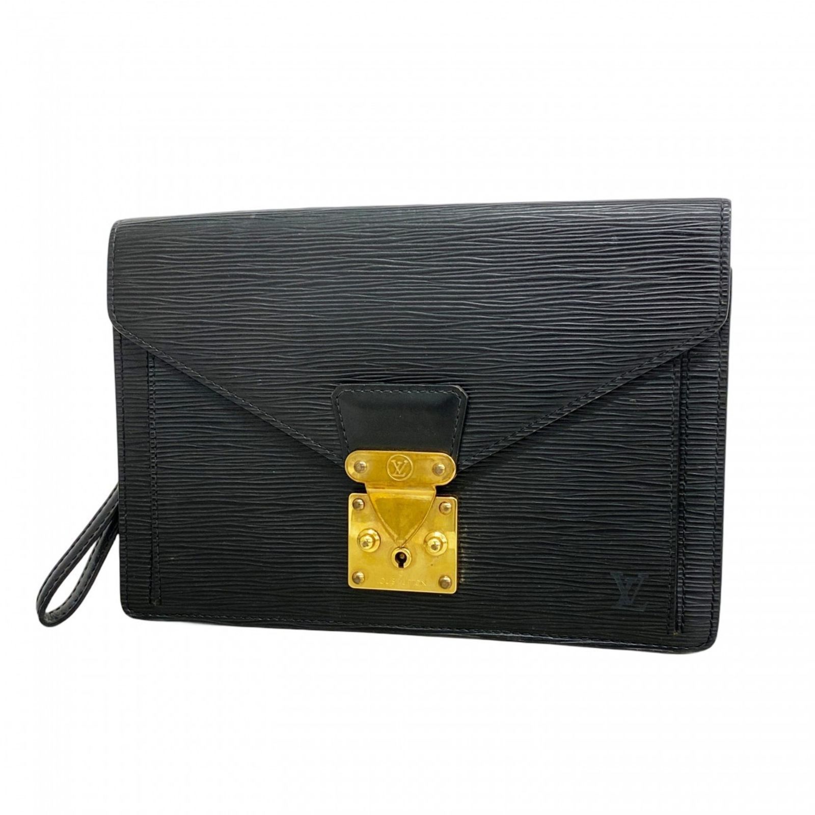 ルイ ヴィトン Louis Vuitton クラッチバッグ エピ ポシェットセリエドラゴンヌ M 52612 ノワールメンズ レディース