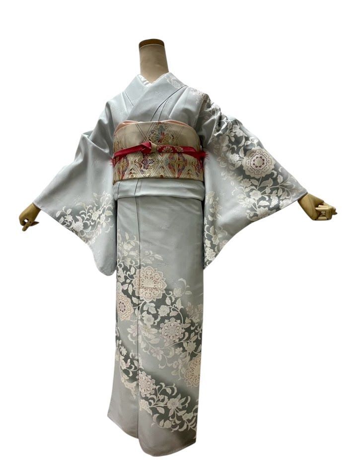  訪問着 仕立て上がり 251219-2 ポリエステル 訪問着 付け下げ 着物