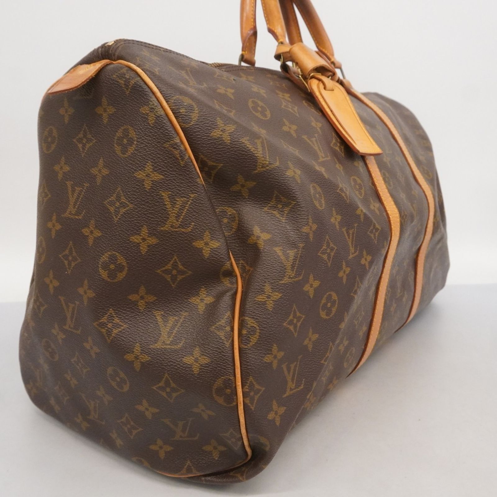ルイ ヴィトン Louis Vuitton ボストンバッグ モノグラム キーポル55 M 41424 ブラウンメンズ レディース