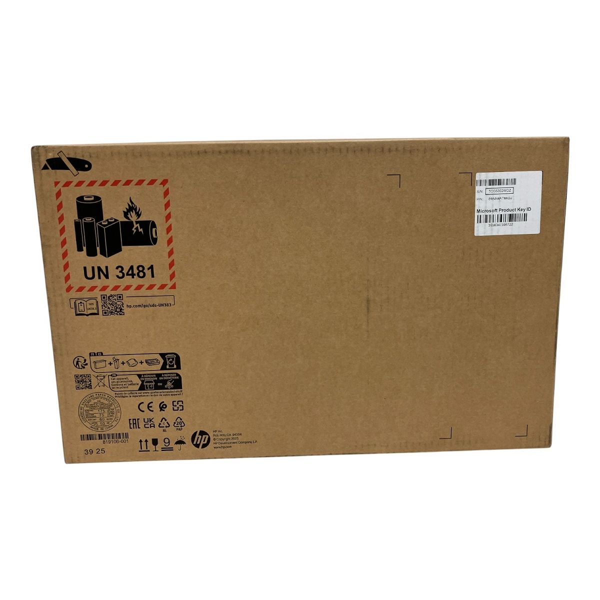 HP 245 G 10 B 9 NN 4 AT ABJ Ryzen 5 7530 U 16 GB SSD 512 14インチ Win 11 Pro ノートPC パソコン