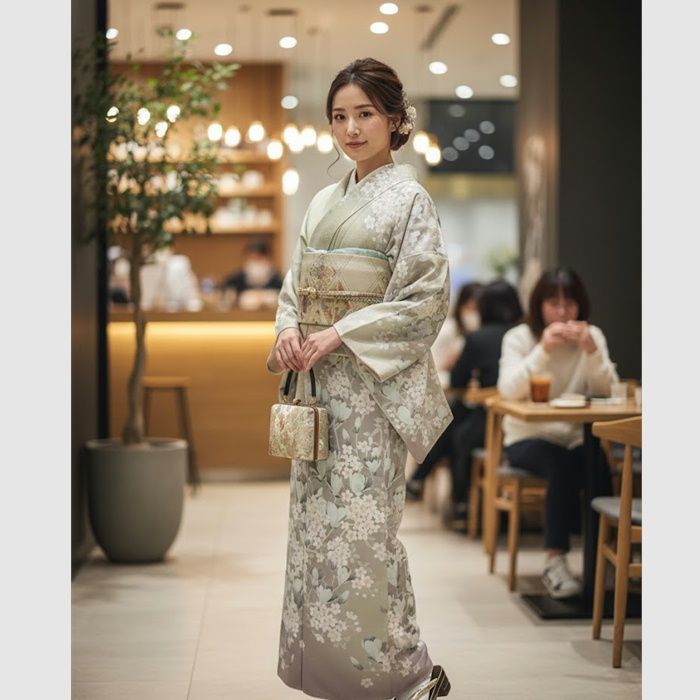 訪問着 仕立て上がり 251219-3 ポリエステル