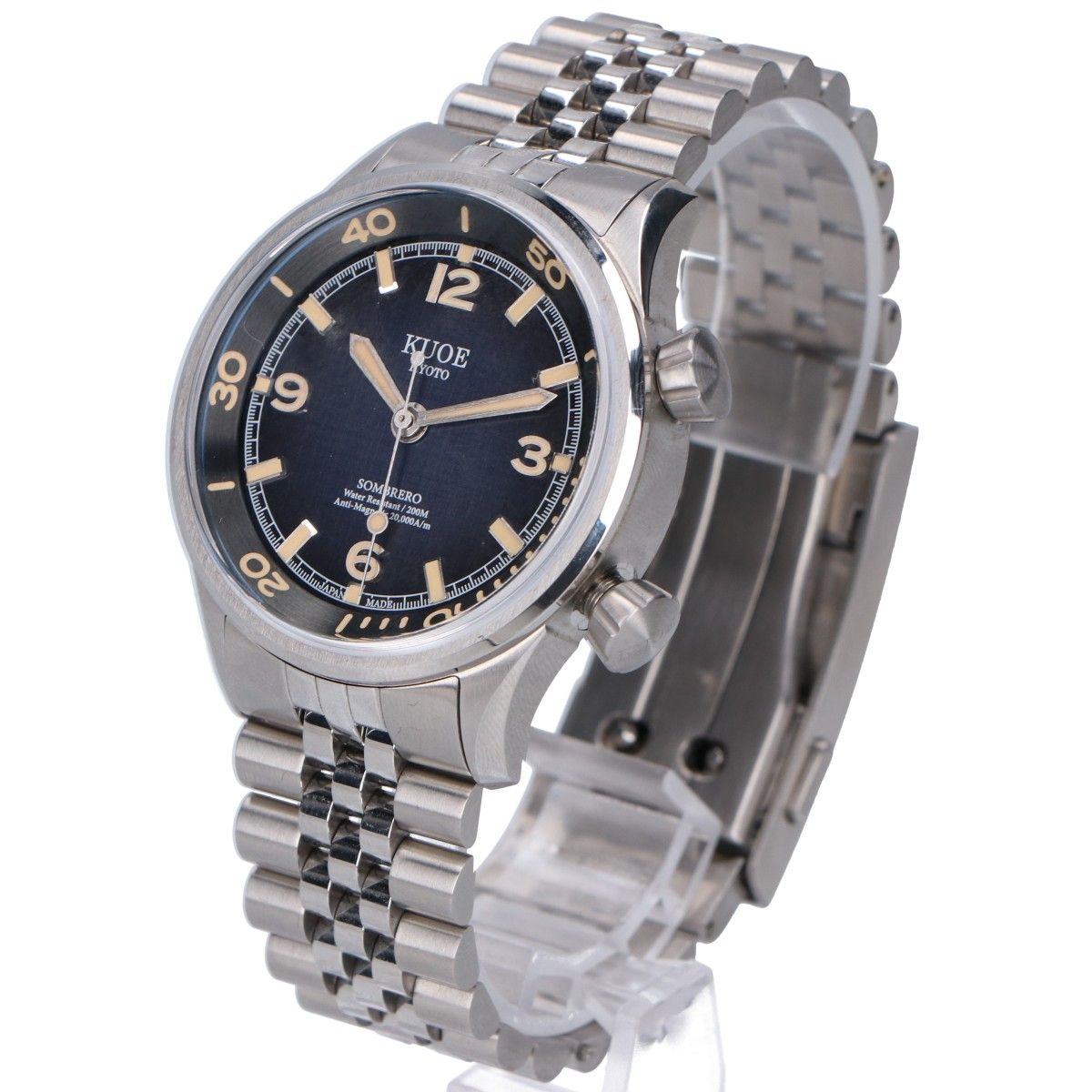 KUOE クオ 90-011 SOMBRERO ソンブレロ リネン文字盤 自動巻き - メルカリ