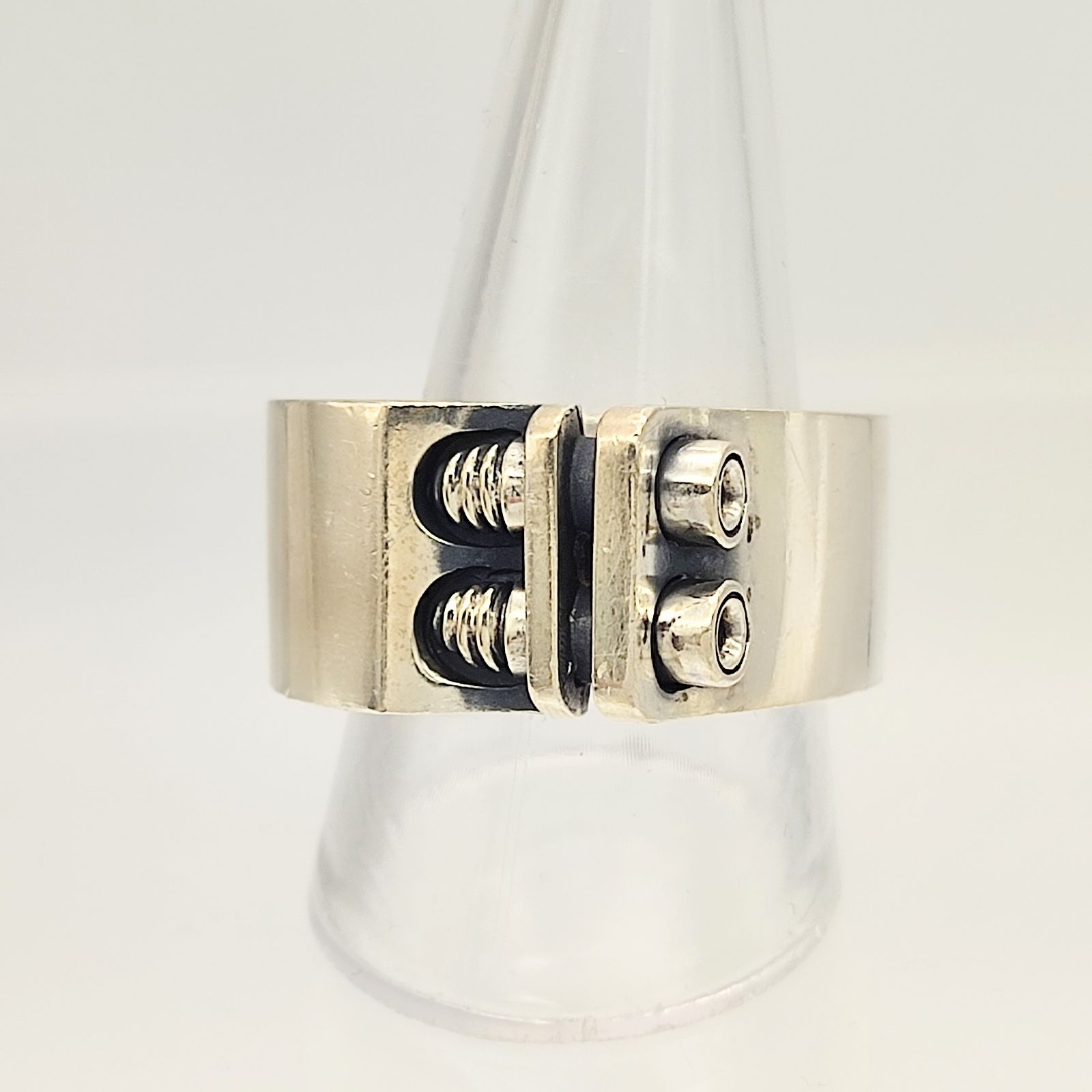 Dr.MONROE ドクターモンロー ビスデザイン ワイドリング SILVER シルバー925 22号 29.7ｇ