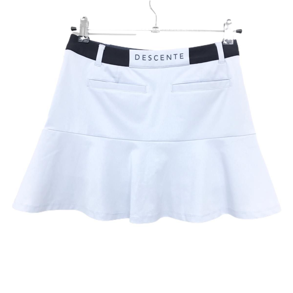 超 デサントゴルフ スカート スモーキーライトブルー ストレッチ レディース SS ゴルフウェア モデル DESCENTE