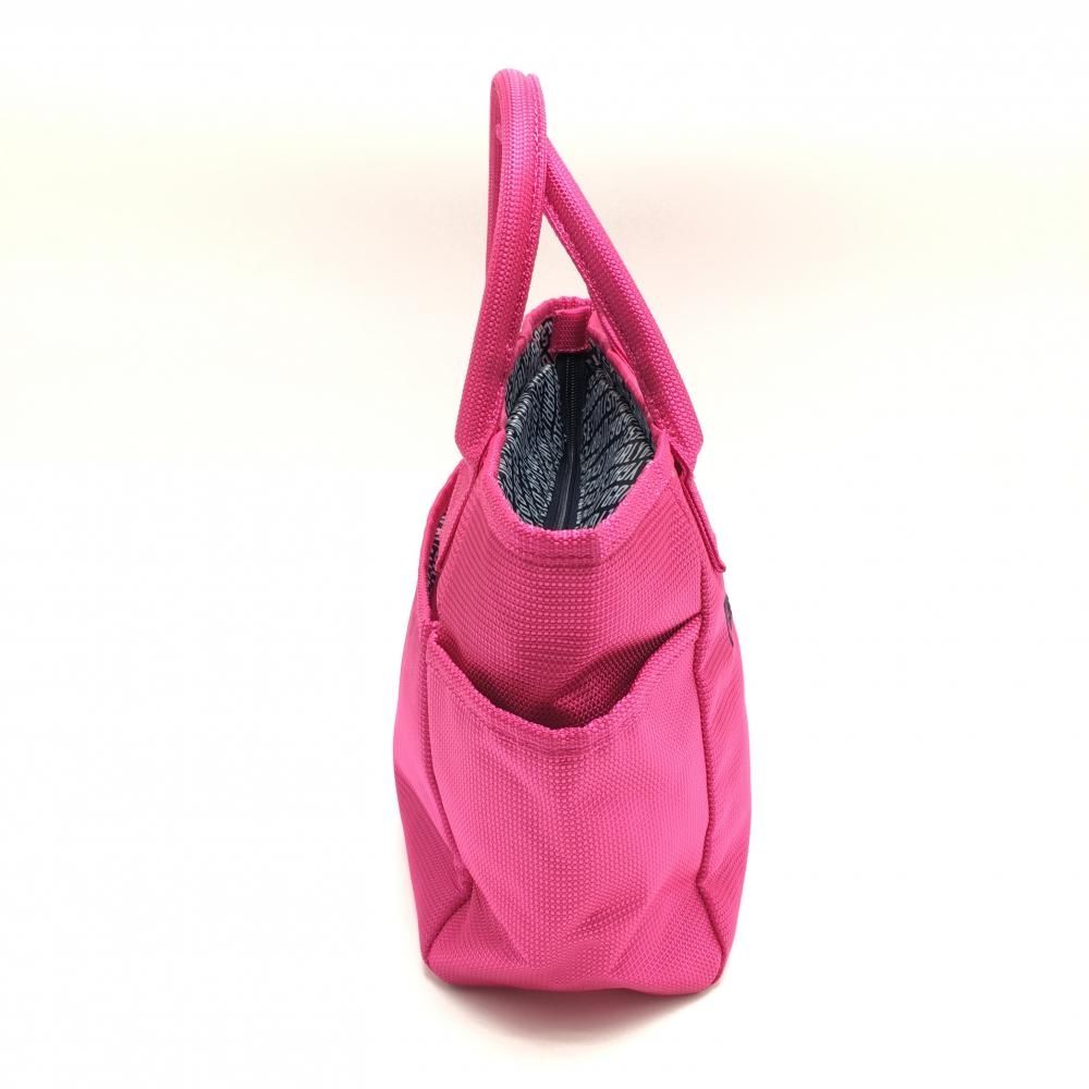 超美品】パーリーゲイツ カートバッグ ピンク×ネイビー 内外ポケット