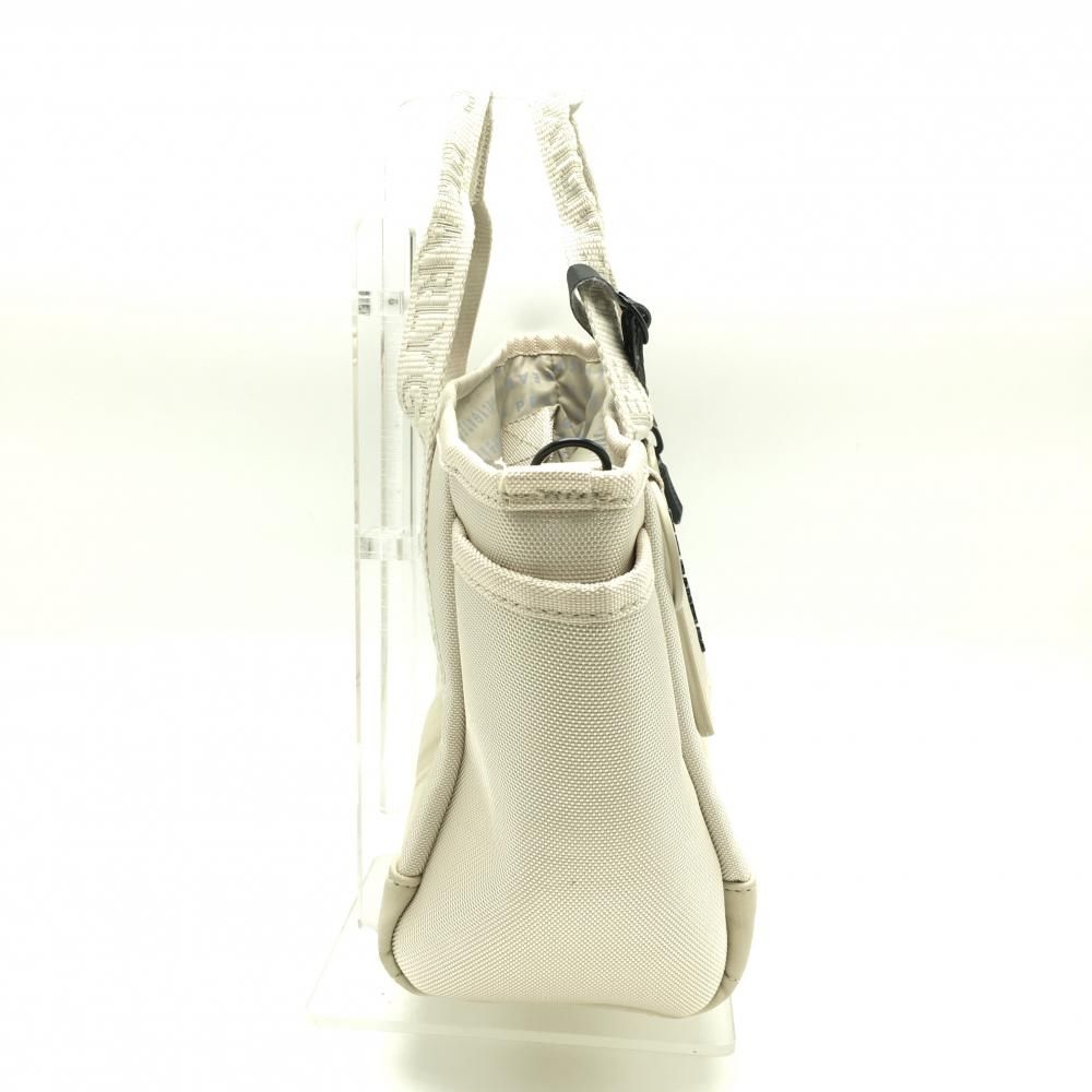 超美品】パーリーゲイツ カートバッグ ベージュ 内外ポケット