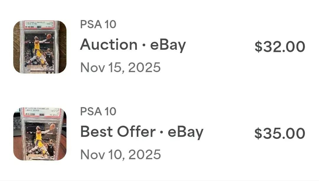 CHRONICLE レブロン ジェームス PSA 10 - メルカリ