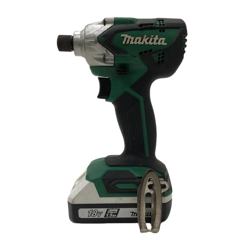 makita マキタ 18 V 充電式インパクトドライバ グリーン バッテリBL 1815 G×2 充電器DC SG 稼働 済